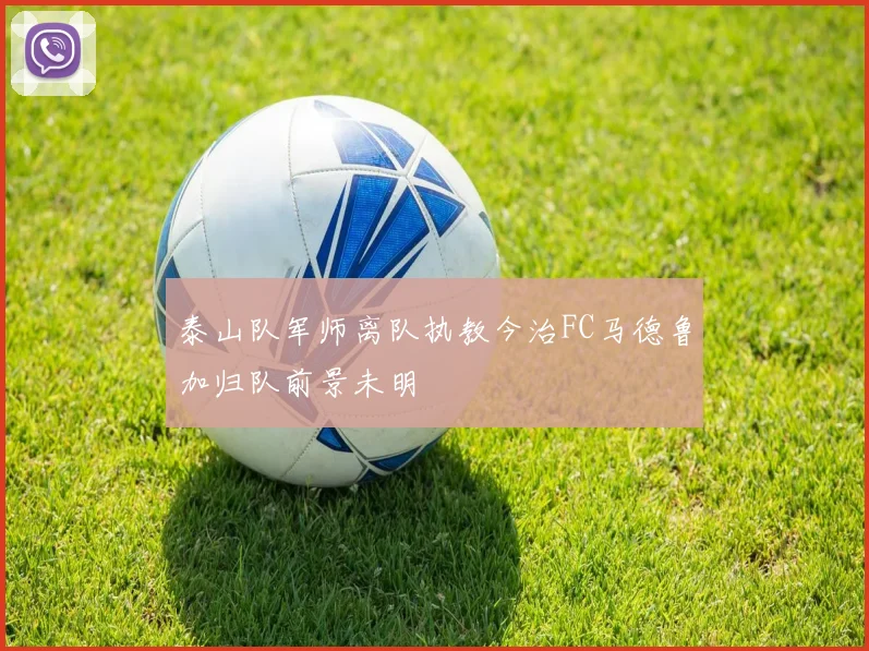 泰山队军师离队执教今治FC马德鲁加归队前景未明