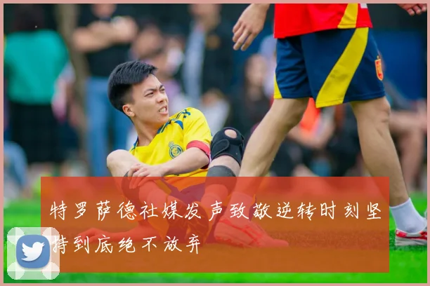 特罗萨德社媒发声致敬逆转时刻坚持到底绝不放弃